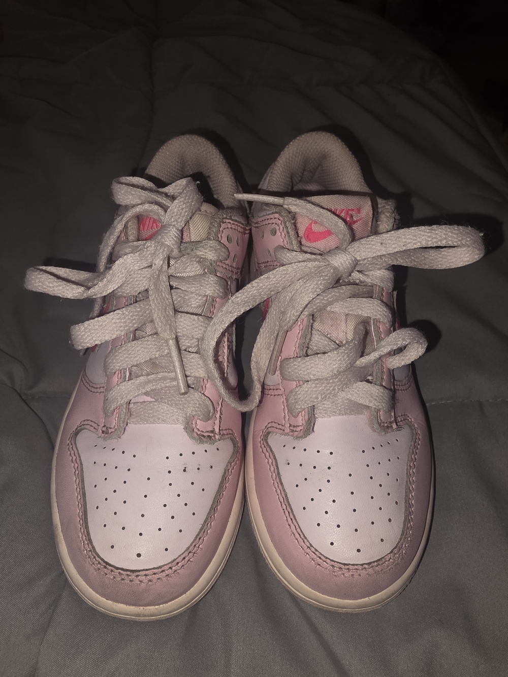Nike Kids' Pink Dunk Low-Top Sneakers